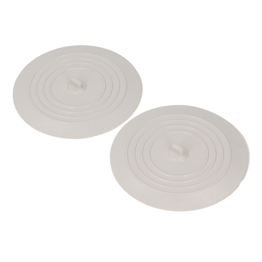 2pcs Universal Tub Drain Hair Stopper Rubber