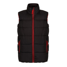 (9-10 Years, Black/Classic Red) Regatta Professional Childrens/Kids Thermal Body Warmer