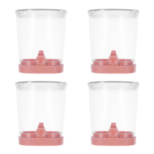4Stk Gemüse- Und Obstschneider ABS Pink 2