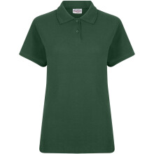 (34 UK - 36 UK, Bottle Green) Absolute Apparel Womens/Ladies Elegant Fitted Polo