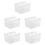 5Pièces Boîte À De Transparent Pour Bureau 5