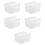 5Pièces Boîte À De Transparent Pour Bureau 6