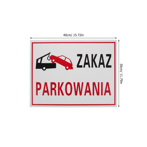 Extérieur Parking Privé Avertissement De Remorquage 1