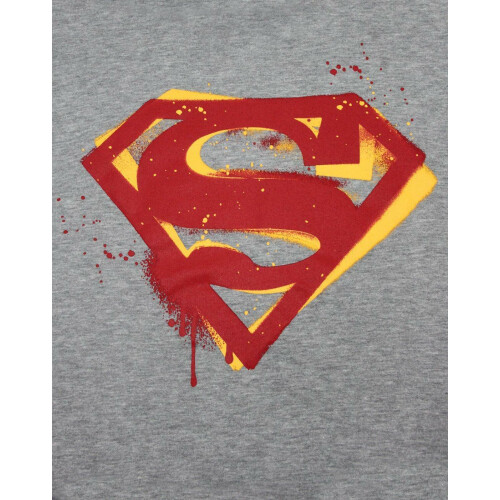DC Comics DC Comics Superman Sweatshirt (Mens Grey) 1