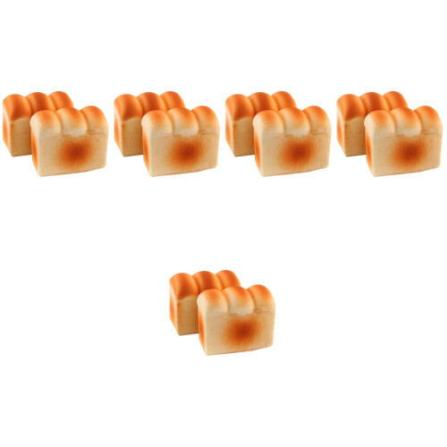 10Pièces Jouets Décompression Pain Coloré Doux Durable Pour Relaxation 2