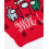 Among Us Christmas Jumper (Boys Red) 4