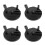 4Pièces Kit Tambour Arrière Robuste Pour Électrique Noir 4