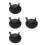 4Pièces Kit Tambour Arrière Robuste Pour Électrique Noir 5