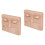 2Pièces Mannequin Cils Silicone Kit Pratique Extensions 3