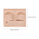 2Pièces Mannequin Cils Silicone Kit Pratique Extensions 7