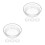 8Pièces Couvercles Blancs En Silicone Pour Verre Réutilisables 3