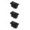 3Pièces Interrupteur Lève-Vitre ABS Noir Compatible Remplacement Auto 2