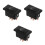 3Pièces Interrupteur Lève-Vitre ABS Noir Compatible Remplacement Auto 7
