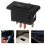 3Pièces Interrupteur Lève-Vitre ABS Noir Compatible Remplacement Auto 8