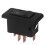 3Pièces Interrupteur Lève-Vitre ABS Noir Compatible Remplacement Auto 10