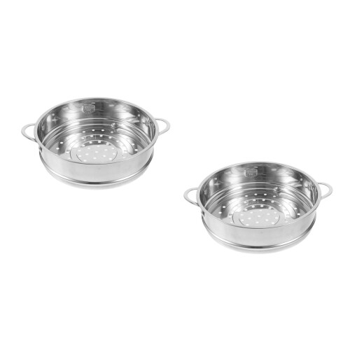 2Pièces Panier Acier Inoxydable Argent Pour Cuisine 2