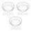 12Pièces Couvercles Blancs Silicone Verre Usage 5