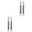 2Ensembles Outil Pointeau Double Tête Acier Carbone Argent Polyvalent 2