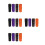 16Rouleaux Ruban Mesh Doux Pour Couronnes DIY Halloween 2