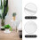 50Pièces Supports De Pots Plastique , Protection Sol Intérieur 6