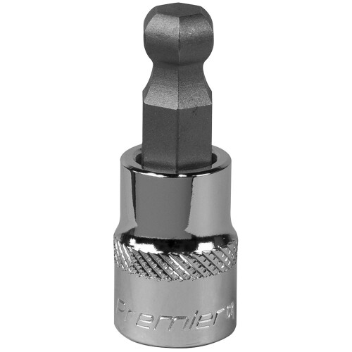 Sealey Sealey SBBH008 Ball-End Hex Socket Bit 10mm 3/8"Sq Drive