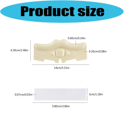 4 Pairs Heel Support Pads with Hook & Loop Straps For-Apricot M 1