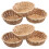 12Pcs Breathable Bamboo Storage Basket for Eggs, Fruit and Snacks 11