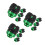 12Pièces Couvre Fourche Suspension Aluminium 7