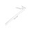 10Pcs White Universal Plastic Car Flag Poles Window Mount for Parades 2
