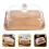 2Pièces Présentoir Gâteau Transparent Dôme Bois Pour Mariage 3