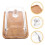 2Pièces Présentoir Gâteau Transparent Dôme Bois Pour Mariage 6
