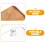 2Pièces Présentoir Gâteau Transparent Dôme Bois Pour Mariage 8