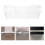 Range Hood Oil Collector Plastic Transparent 2pcs 11