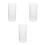 3Pcs Clear Plastic Flower Vase Minimalist Modern Hydroponic Home Decor 7