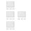 16Pcs White Plastic Laboratory Trays Acid Alkali Resistant Leakproof 4