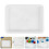 16Pcs White Plastic Laboratory Trays Acid Alkali Resistant Leakproof 9