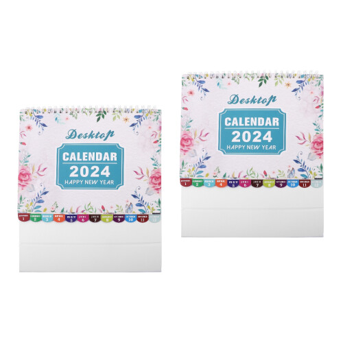 2Pièces Calendrier De Table Pratique 2
