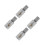 4Pcs Car Audio Cable Terminals Silver Aluminum Durable Amp Connection 5