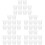 50Pcs Plastic White Indoor Outdoor Flowerpots Smooth Surface 5