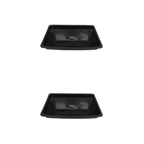 2Pcs Adult Portable Commode ABS Bed Pan Comfortable Design for Home 2