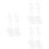 12Pcs Transparent Plastic Doll Stands Adjustable Doll Display Holders 5