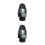 2Pcs Black Damaged Bolt Extractor 3/8 Inch Drive Impact Wrench Tool 6