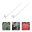 10Pcs Durable White Plastic Auto Car Window Flag Holders Clip Mounts 10