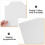 100Pcs White Shirt Insert Folding Forms for Anti-Crease Shirt Storage 4