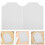 100Pcs White Shirt Insert Folding Forms for Anti-Crease Shirt Storage 6