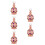 5Pcs Multi Color Glass Perfume Bottles Refillable Beauty Storage 5