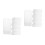 2Pcs Clear PVC Transmitter Guard Case Durable Remote Storage Cover 2