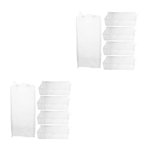 2Pcs Clear PVC Transmitter Guard Case Durable Remote Storage Cover 2