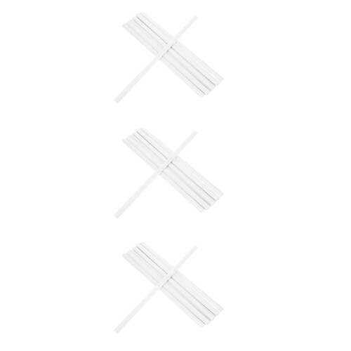 30Pcs White Plastic Slide Binders Loose Leaf Clips for Office 1