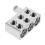 2Pairs Silver Aluminum Car Audio Amplifier Splitter Block Easy Install 11